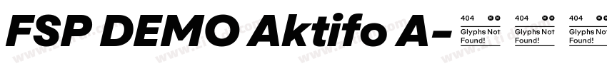 FSP DEMO Aktifo A字体转换 FSP DEMO Aktifo A字体转换